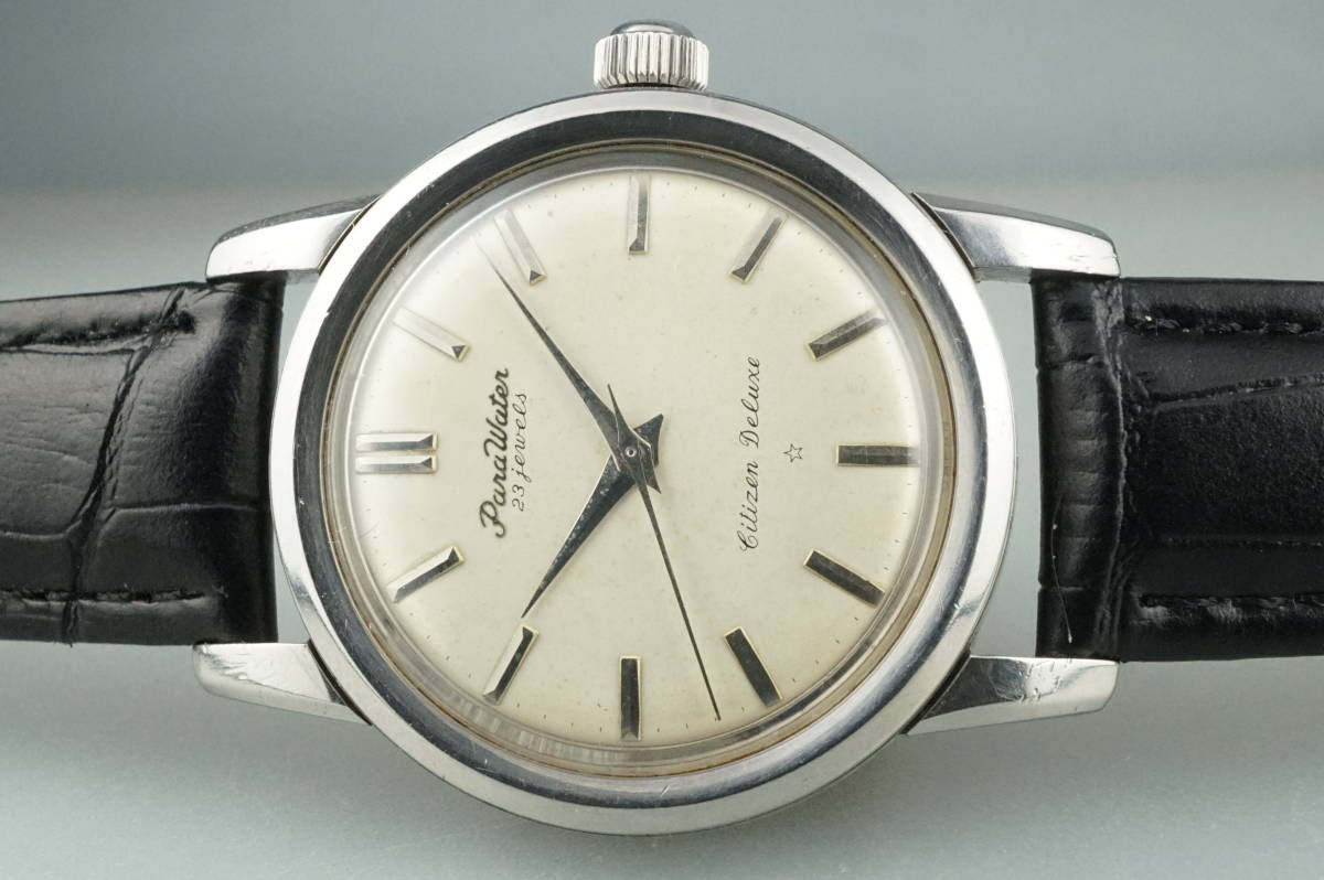 シチズン デラックス パラウォーター 23石 手巻き SSケース Citizen