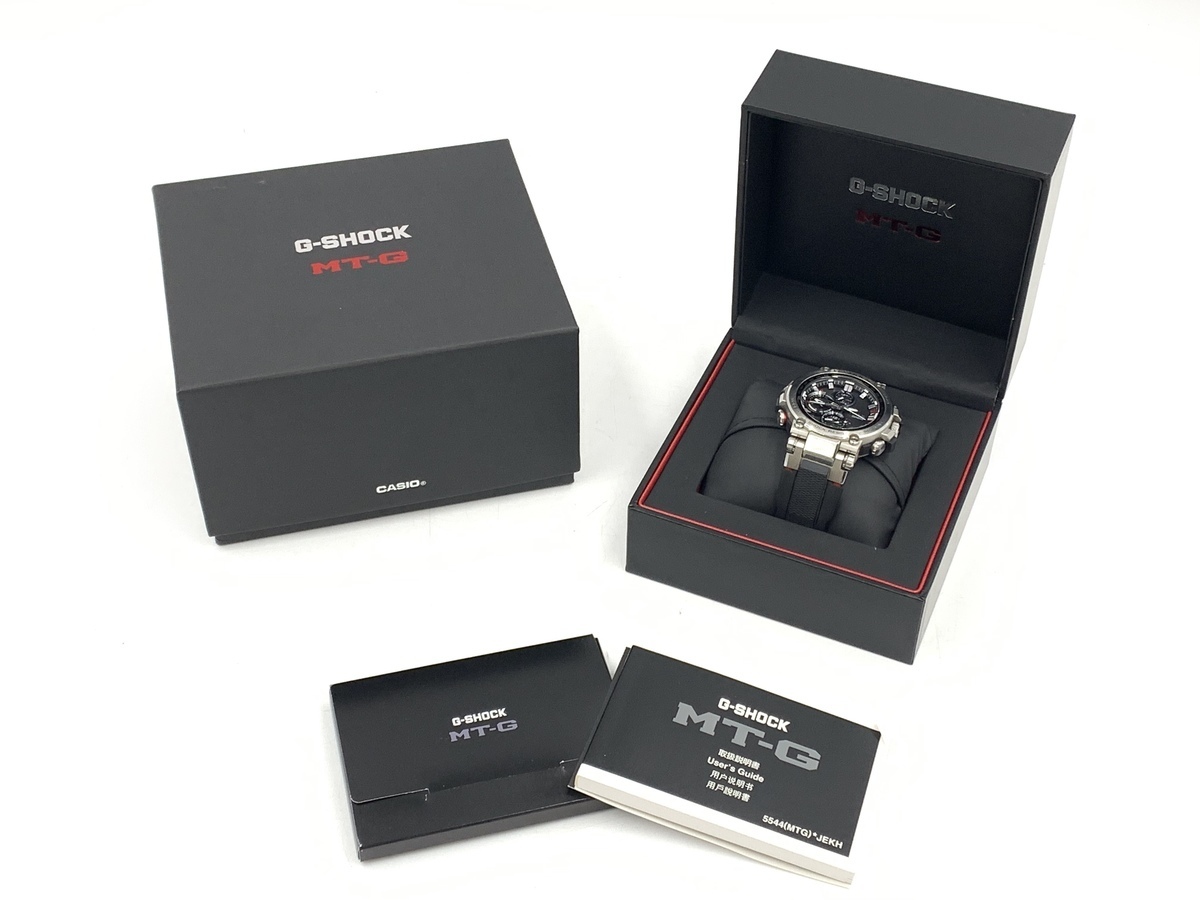 【元箱付き 動作確認済み】 カシオ G-SHOCK MTG-B1000B カシオ Gショック バンド 電波ソーラー メンズ腕時計 直接引き取り可能