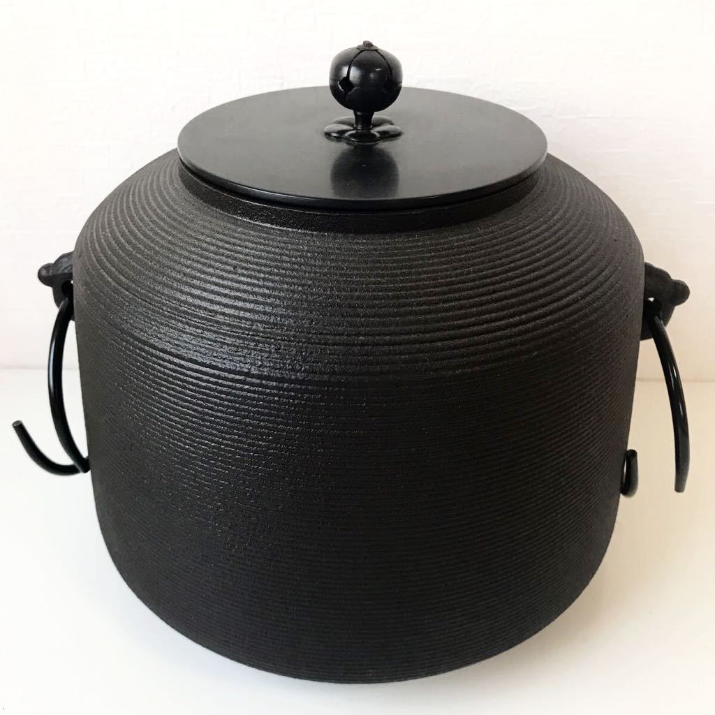 【超激得，定番】 茶釜 茶道具 鉄蓋 鉄製 入手困難 レア 骨董 火鉢にも 大きい 詳細不明 アンティーク 古道具(釜)｜売買されたオークション情報、yahooの商品情報をアーカイブ公開 - オークファン 釜