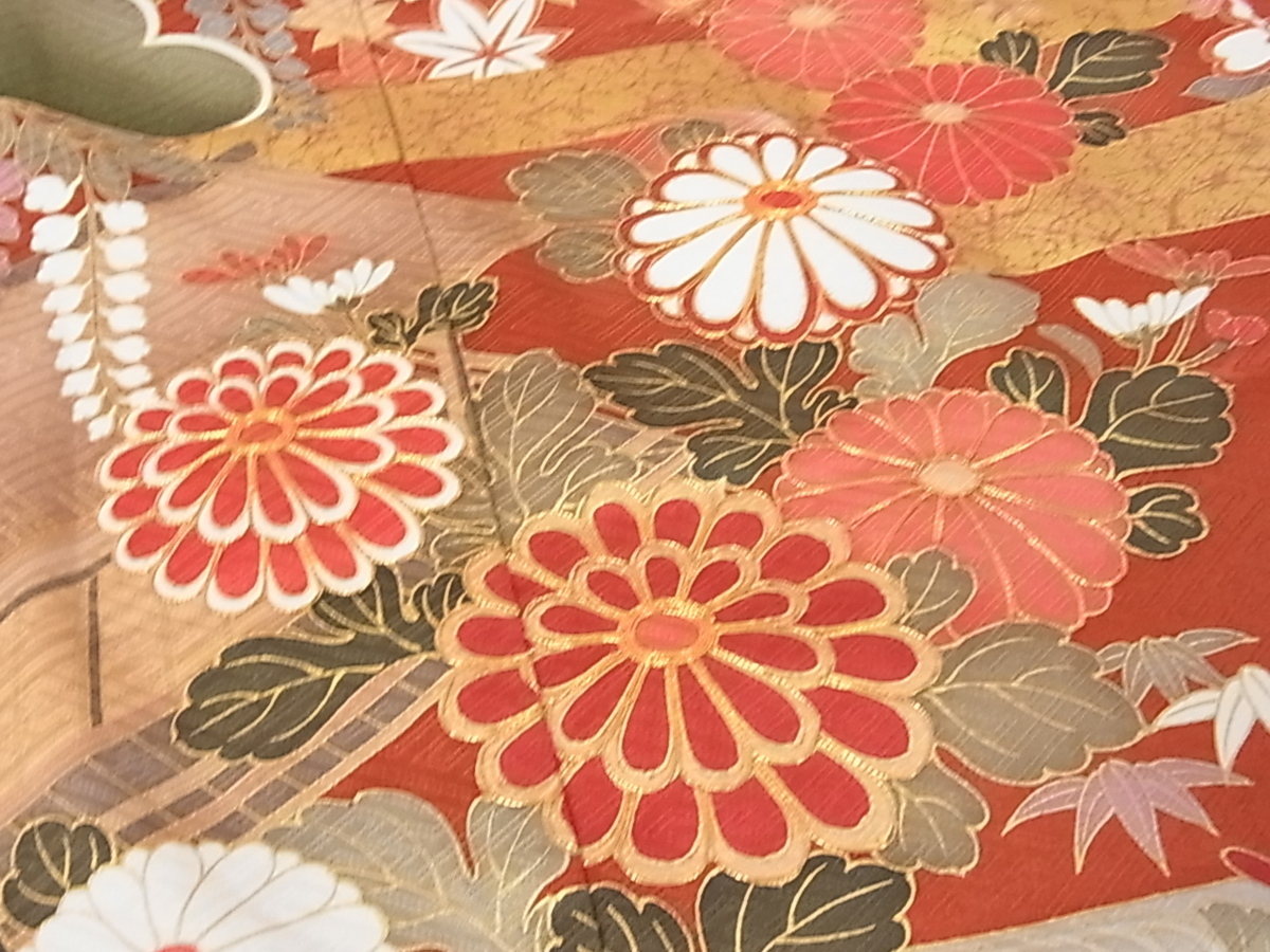 駒刺繍 金彩 逸品 金通し 豪華振袖 いちばん 平和屋着物□豪華振袖 駒