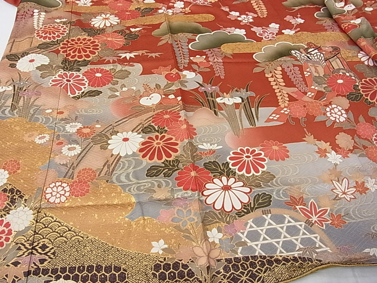 駒刺繍 金彩 逸品 金通し 豪華振袖 いちばん 平和屋着物□豪華振袖 駒