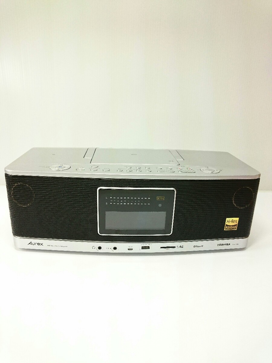 ポータブルプレーヤー TOSHIBA コンポ Aurex TY-AH1000 ハイレゾ CD