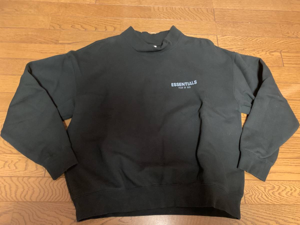 ☆SSENSE 購入☆ FEAR OF GOD ESSENTIALS モックネック スウェット L 