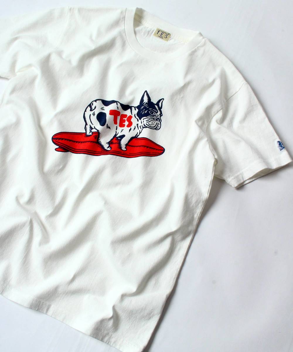 【大人気商品】ラスト サイズM THE ENDLESS SUMMER ロンハーマン TES BUHI TURN T-Shirts ホワイト