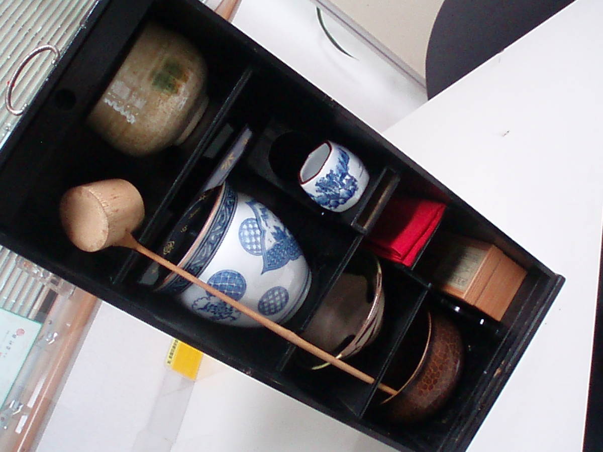 茶道具 棗 短冊箱 抹茶碗 水指 茶杓 香合 建水 お点前セット 揃い 茶道具