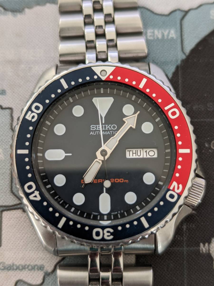 中古】SEIKO セイコー ダイバーズ 200m ネイビーボーイ 7S26-0020 