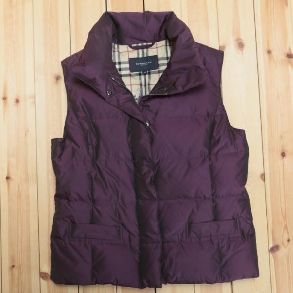 Burberry パープル ダウンベスト 40 楽天市場】バーバリー ダウン