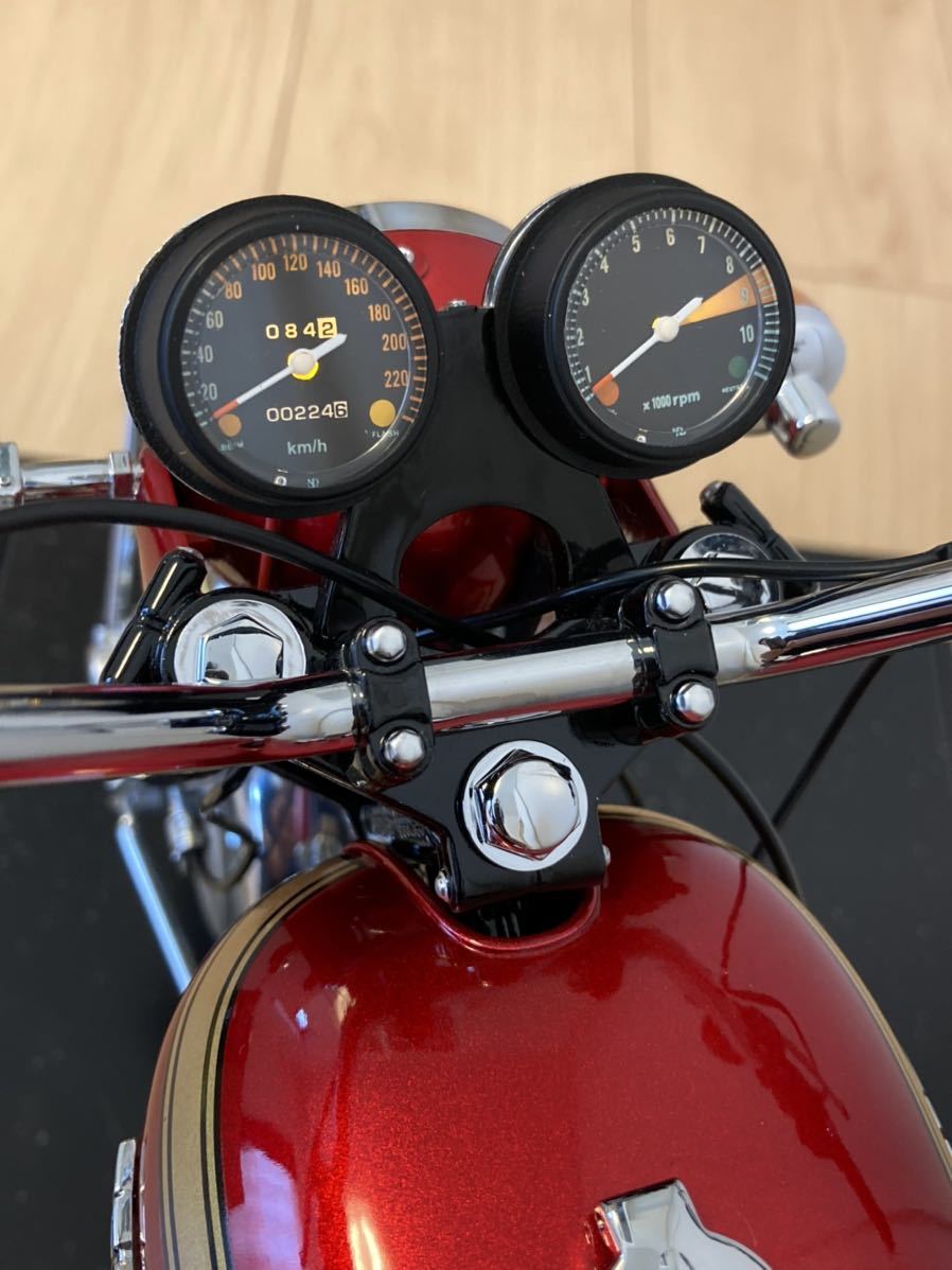 デアゴスティーニ 1/4 ホンダCB750Four キャンディーレッド完成品