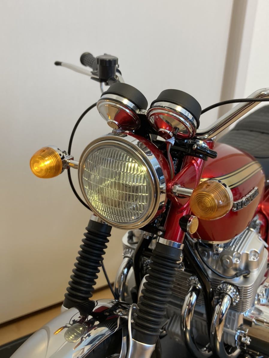 デアゴスティーニ 1/4 ホンダCB750Four キャンディーレッド完成品