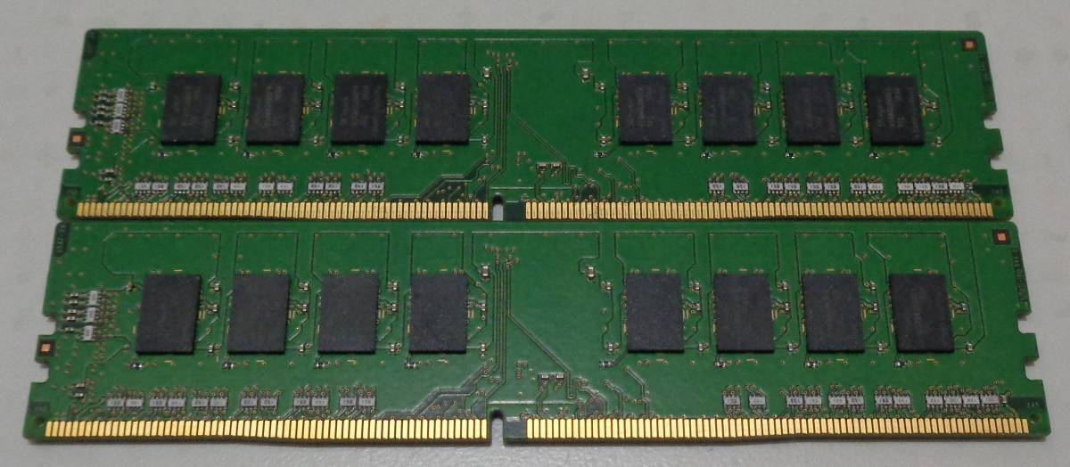 【中古品】SKhynix製 デスクトップ用　PC4-2133P 2Rx8 8GB 2枚セット　16GB 　★動作確認済み（174） SK hynix Hynix 合計16GB デスクトップ用メモリ8GBx2 RAM