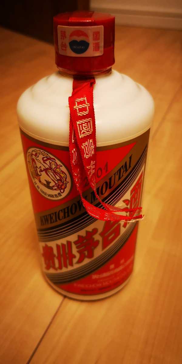 貴州茅台酒 マオタイ酒 500ml 古酒 2001年 未開栓 天女ラベル 0 中国