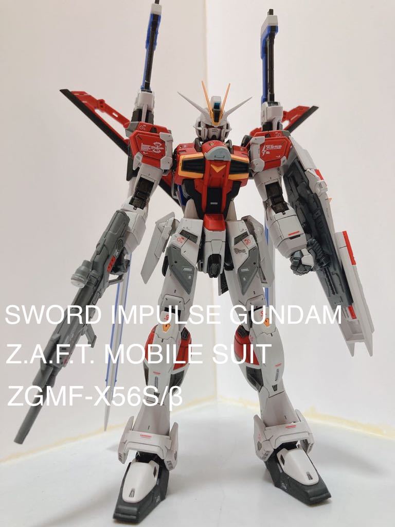 RG1/144 ソードインパルスガンダム 全塗装完成品 RG 【公式通販】