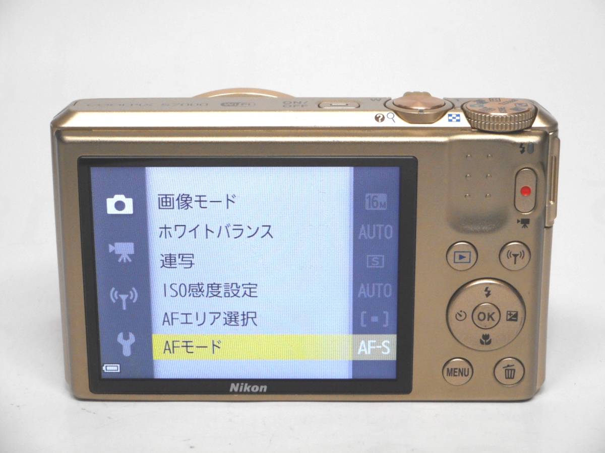 ☆Nikon COOLPIX S7000☆16メガピクセル・20倍ズーム・Wi-Fi☆中古 