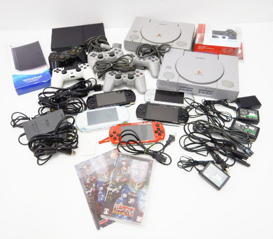 D10◆ ジャンク〈SONY ソニー〉Play Station プレイステーション 各種 色々 まとめ 本体各種/ コントローラー各種/コード各種/他