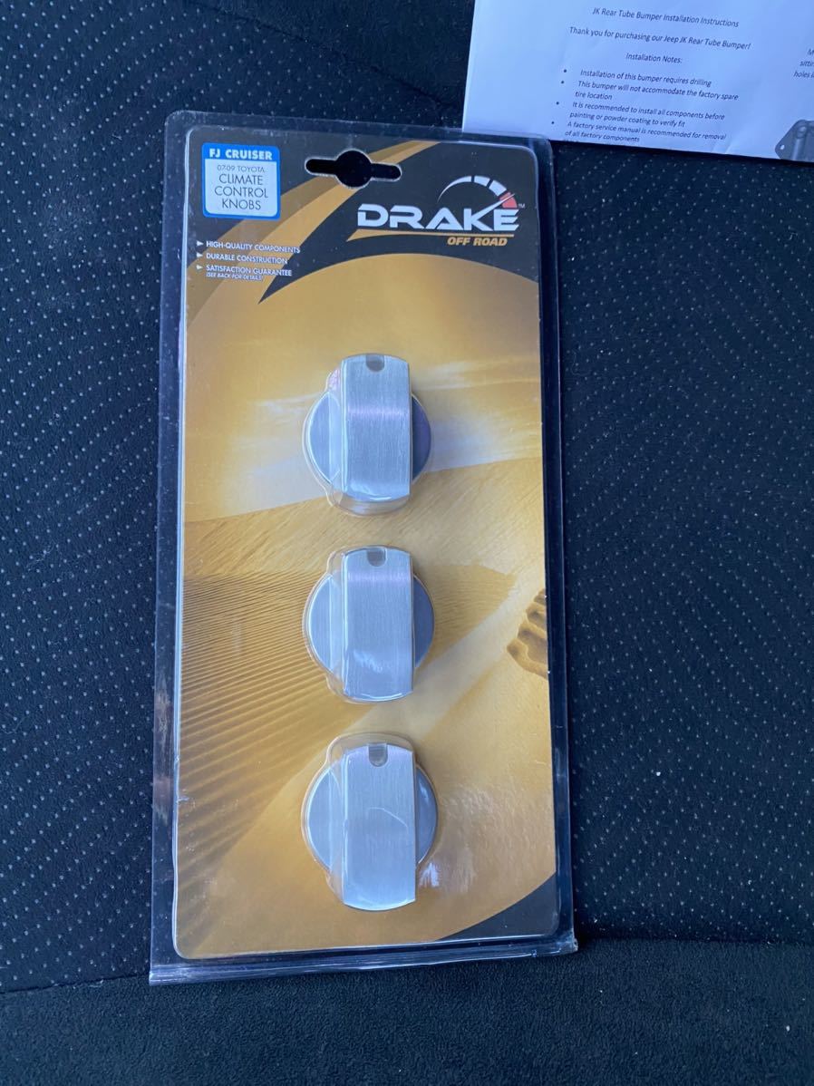 FJクルーザー エアコンノブ ドレイクオフロード off road drake FJ