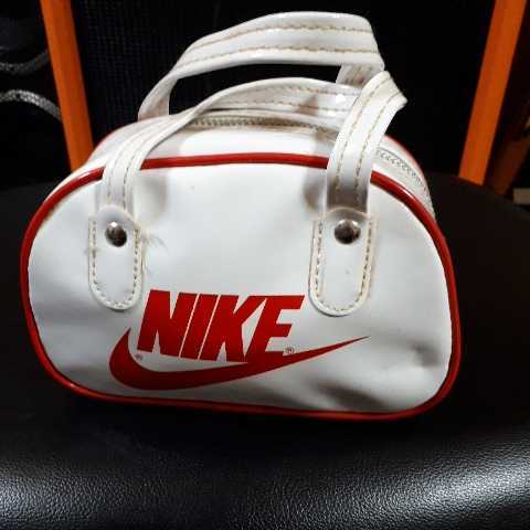 NIKEミニバッグ エナメルバックおしゃれ 昭和ヴィンテージ物(ボストン 