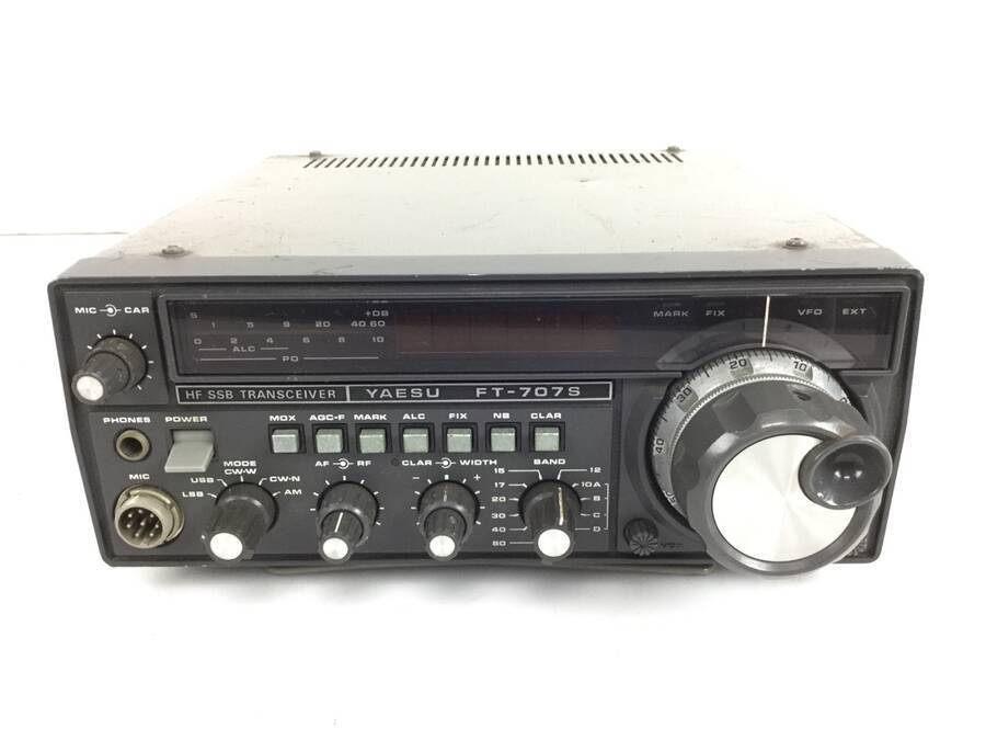 YAESU FT-707S HF トランシーバー マイク付き◇ジャンク品 アマチュア
