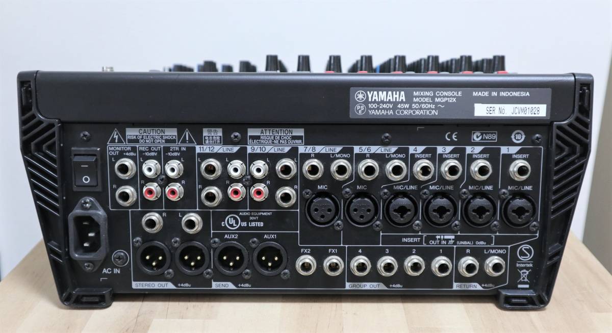 YAMAHA ヤマハ MGP12X ミキシングコンソール ミキサー - ヨドバシ.com
