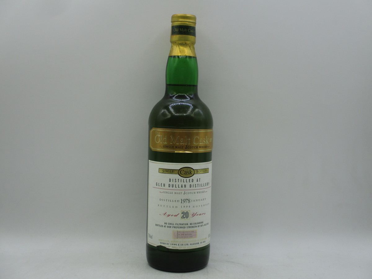 【同梱OK商品】GLEN DULLAN 20年 OLD MALT CASK グレンデュラン オールド モルト カスク ウイスキー 未開封 古酒 700ml 50％ X43693
