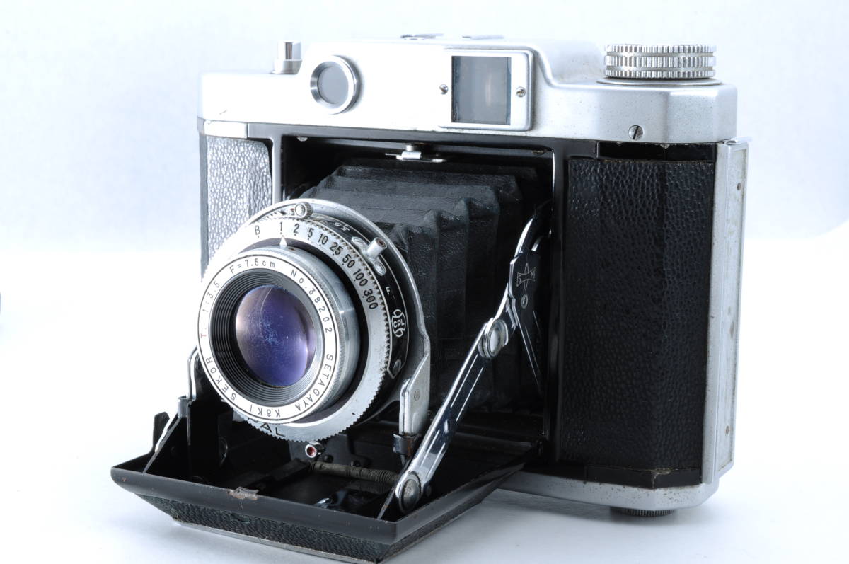 マミヤ MAMIYA-6 マミヤシックス SEKOR T 75mm f3.5 7.5cm 蛇腹 中判