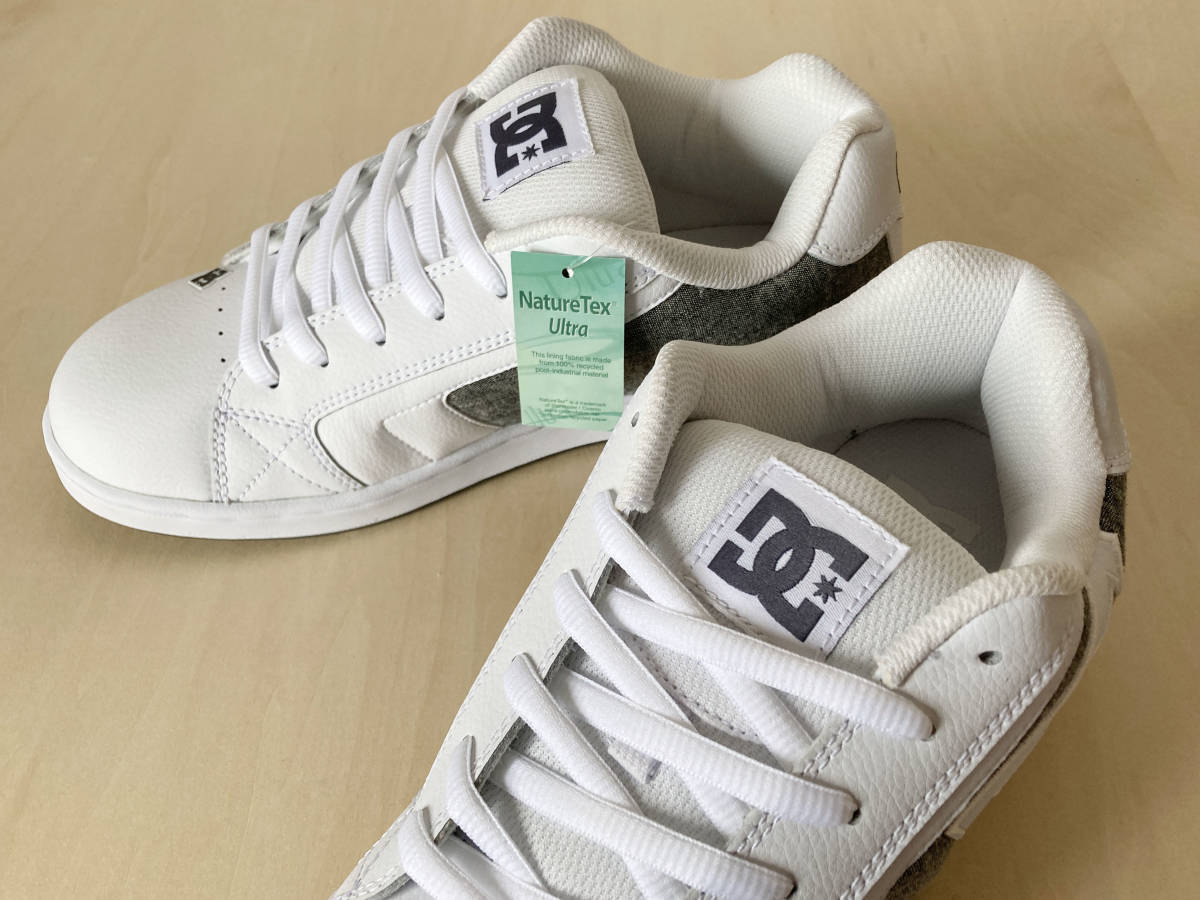 特価】 27cm 白 DC SHOES NET 302361 WHITE/ARMOR US9/27cm ディーシー 