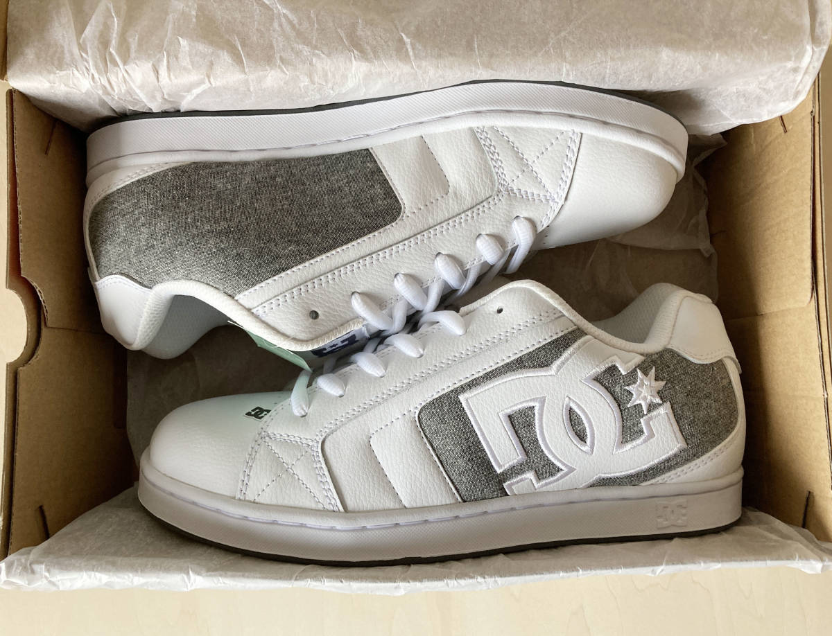 特価】 27cm 白 DC SHOES NET 302361 WHITE/ARMOR US9/27cm ディーシー 