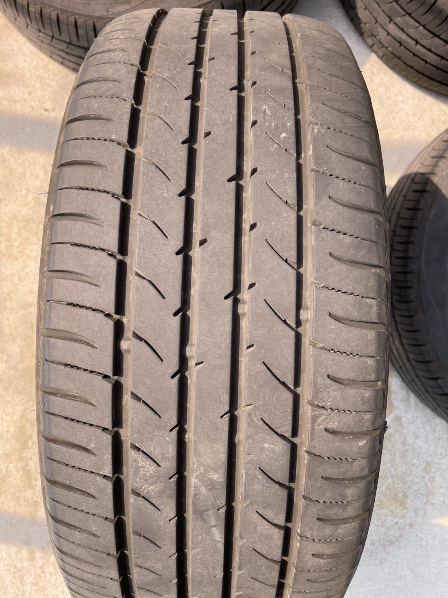 美品 日産 V36 スカイライン 純正アルミホイール フロント18X7.5J+45 リア18X8.5J +50 5H/114.3 ハブ径66 ENKEI製 4本セット 小傷程度