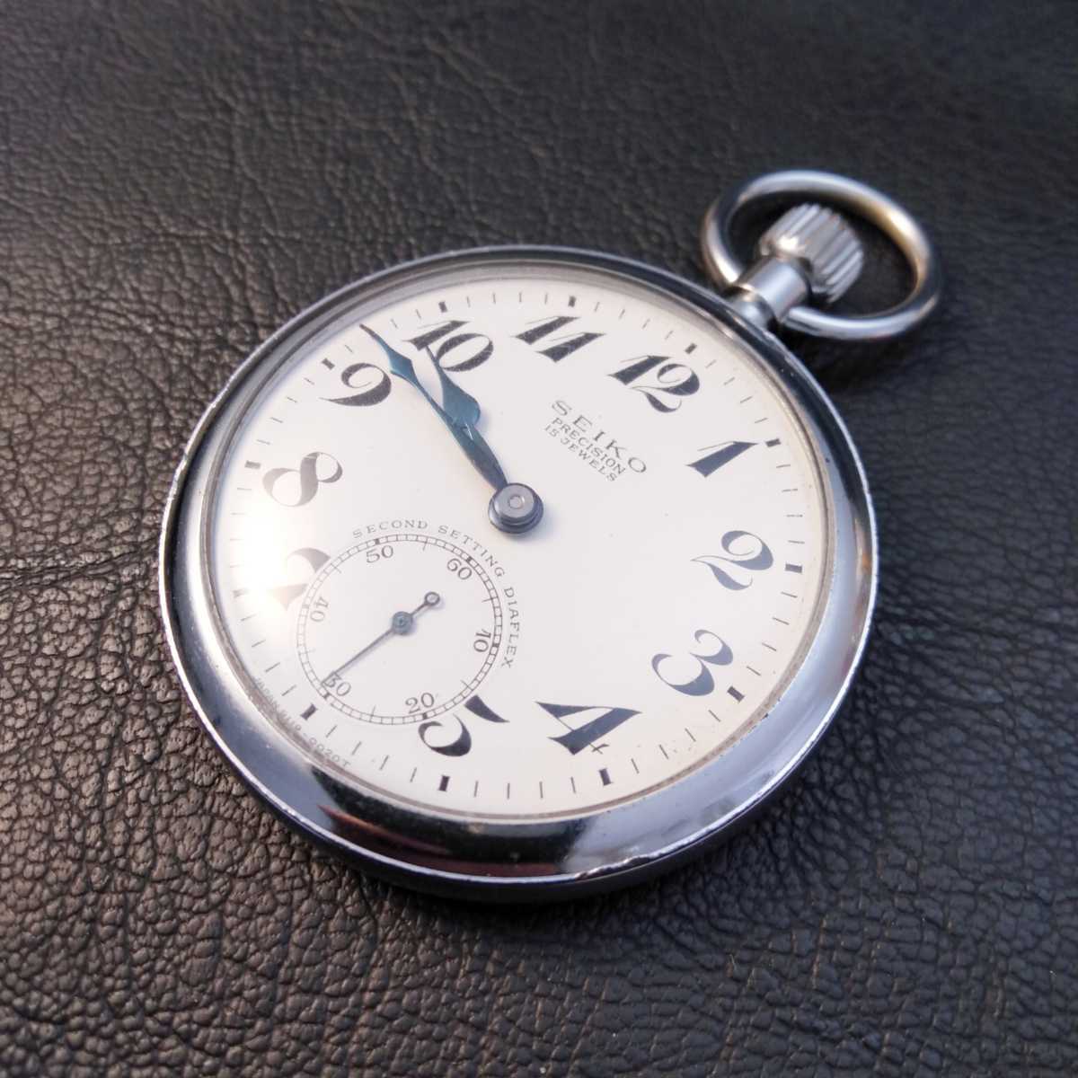 商館時計 アール・シュミット商会 銀無垢 明治の懐中時計