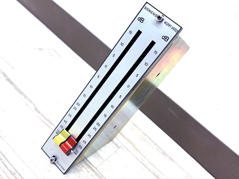 【ジャンク】フェーダーSIEMENS W291 VSTD SIEMENS W291V STD アクティブ ステレオフェーダー 2ch シーメンス の