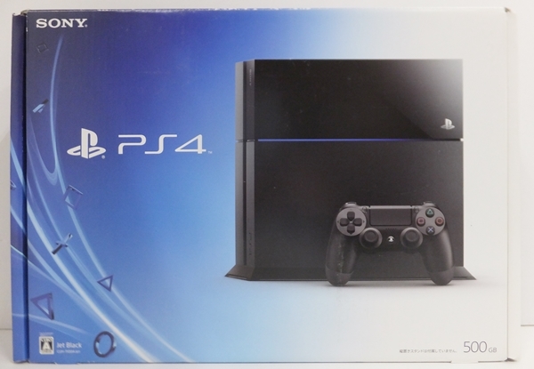 【簡易動作確認済】PlayStation4 ジェットブラック 500GB CUH-1100AB01　プレイステーション4　本体　⑤