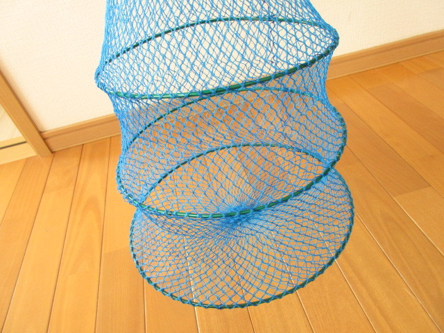 ★送料198円★ スカリ 釣り 網 ビク 魚入れ 昭和 レトロ アンティーク _3