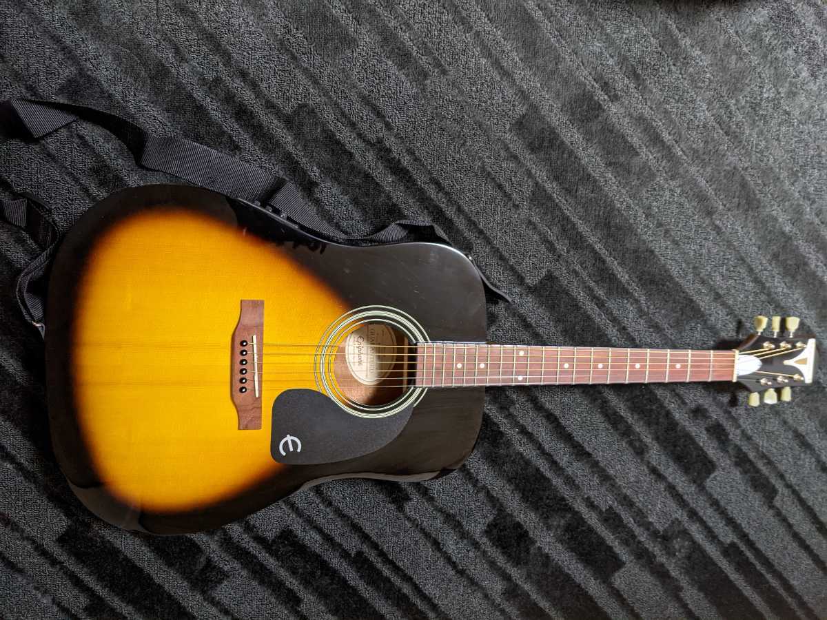 ◎超美品　改FISHMANエレアコ♪ Epiphone(エピフォン) PRO-1VS　ストラップ付　複数落札で送料安！160サイズ