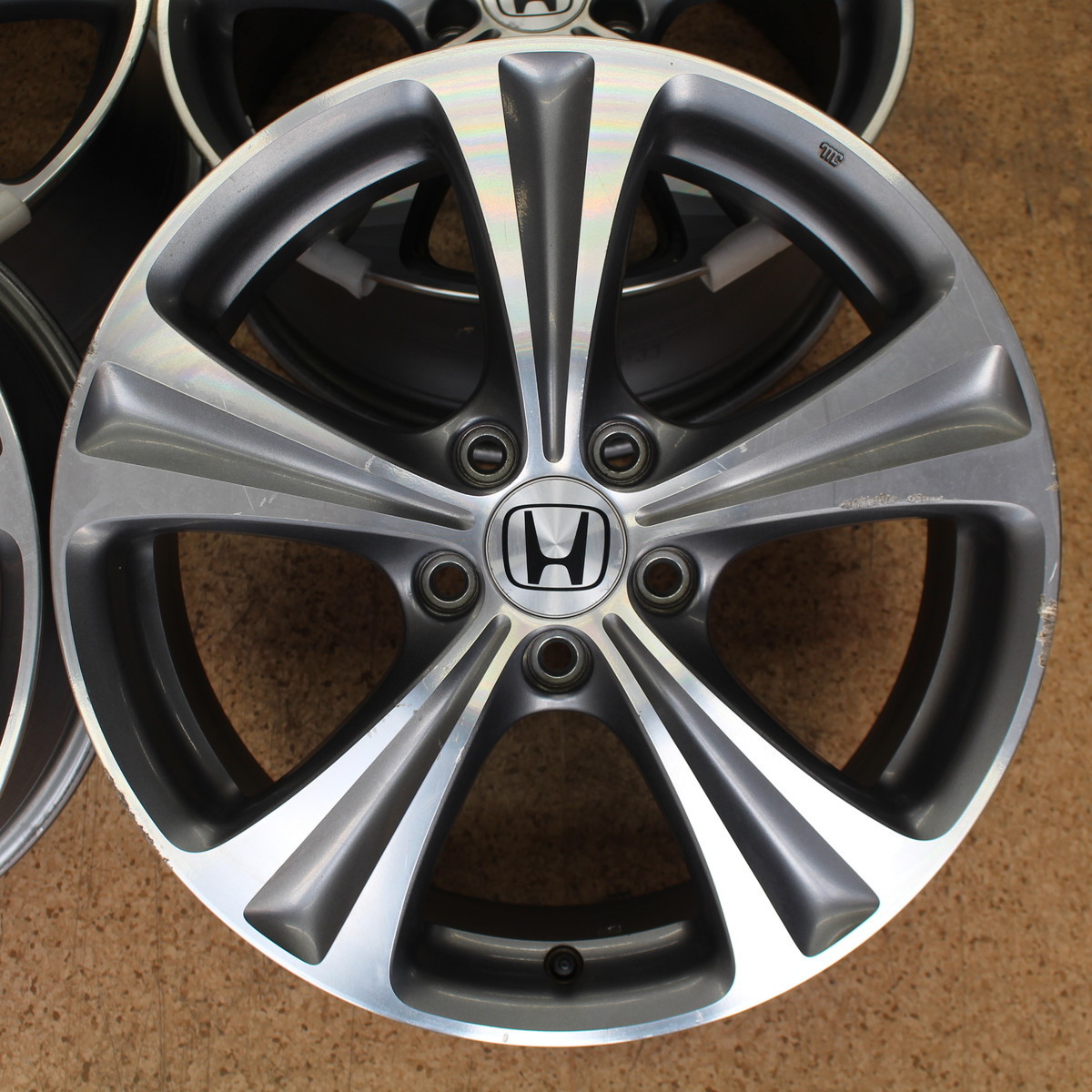 HONDA ホンダ オデッセイ 純正 18インチ 7J+55 PCD114.3 ホイール 4本