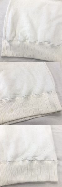ensou / VOICE SWEAT SHIRT エンソウ エルボーパッチ付き ヴォイス スウェット トレーナー ホワイト M