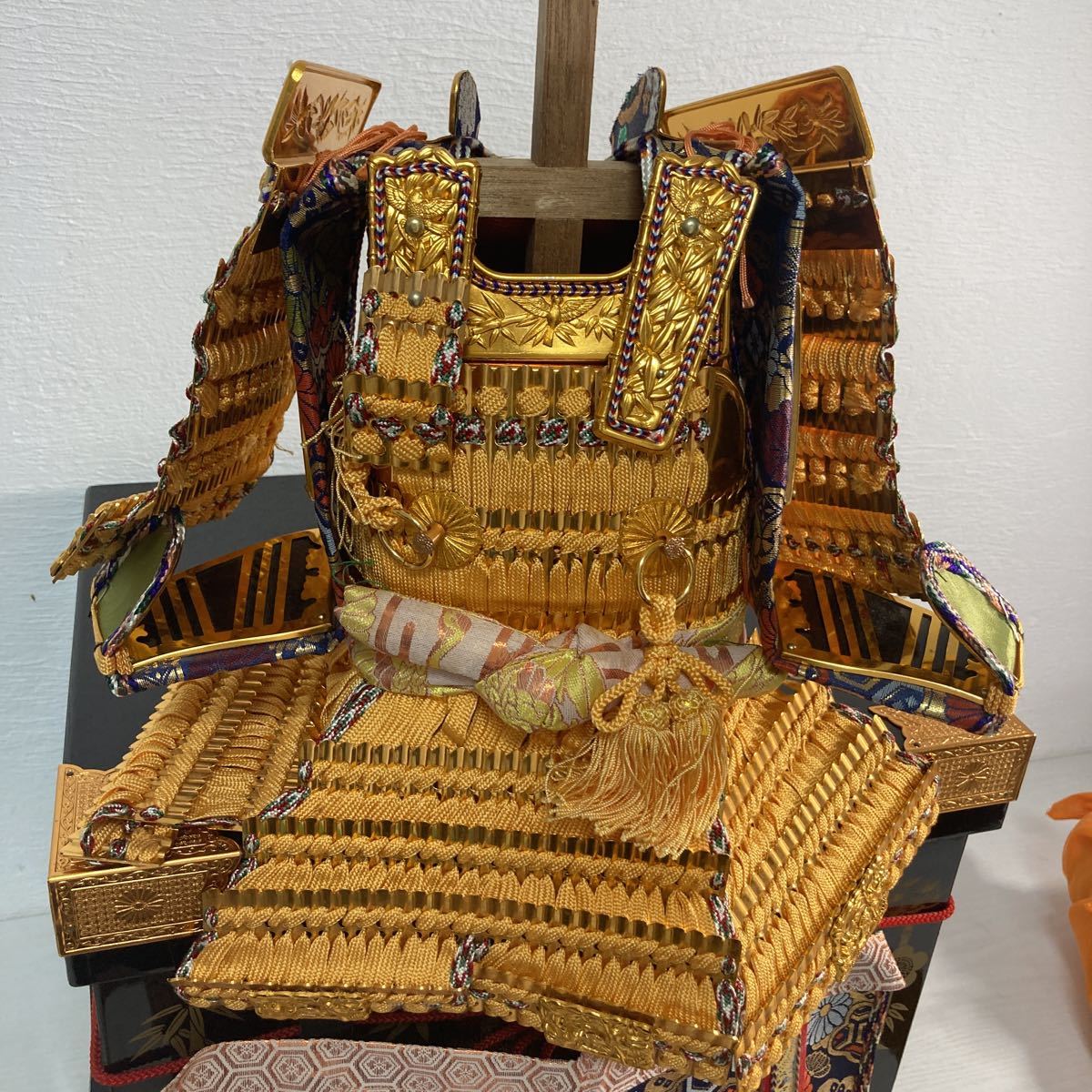 五月人形 飾 端午の節句 鎧 大鎧 龍玉作 竹に虎雀金物 甲冑
