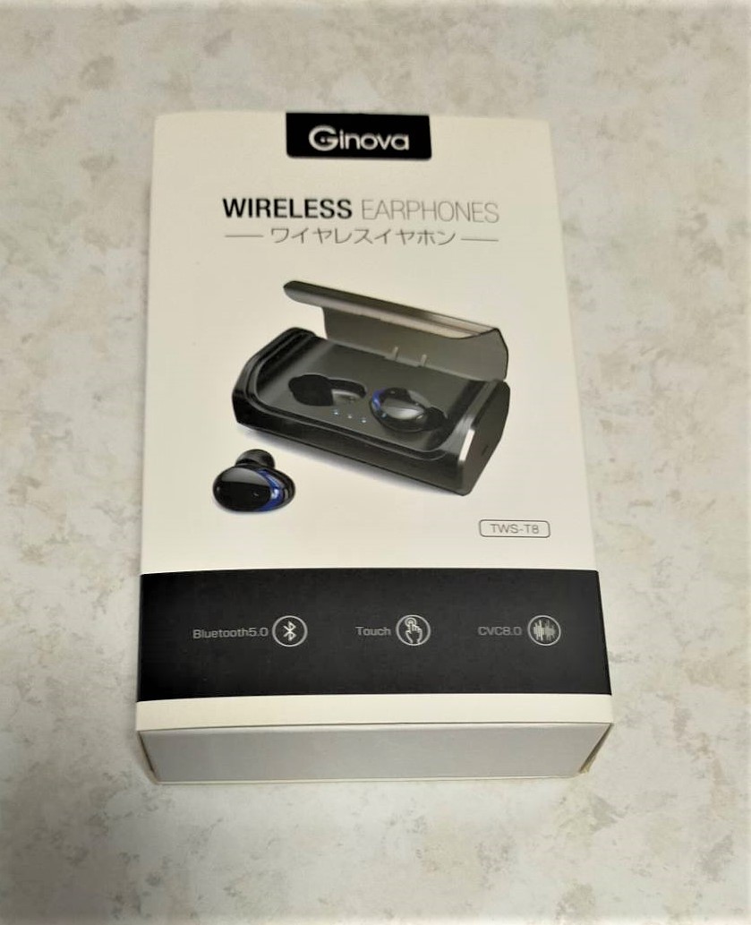 Bluetooth イヤホン　Ginova TWS-T8_1