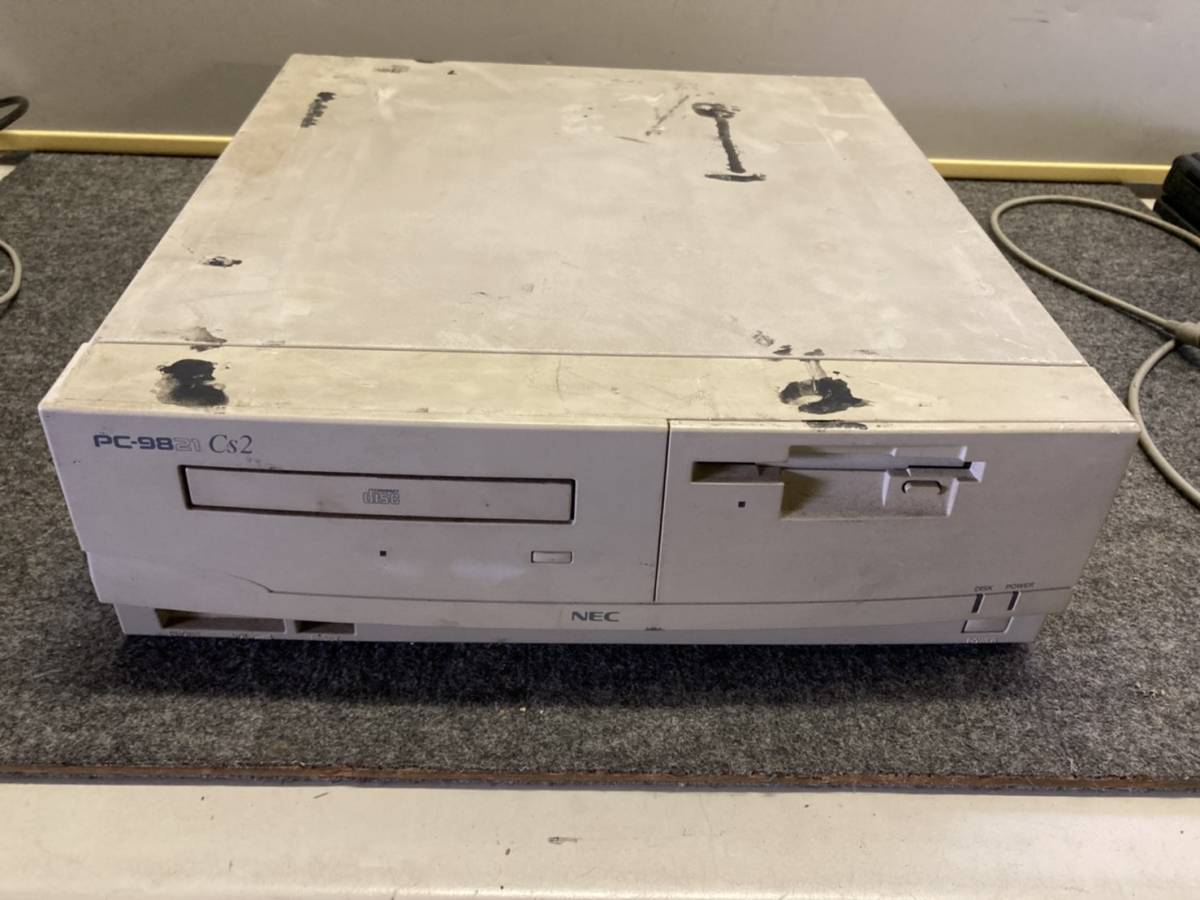 NEC PC-9821Cs2 CPU STD RAM9.6MB HDD欠品 起動のみ確認 Yahoo