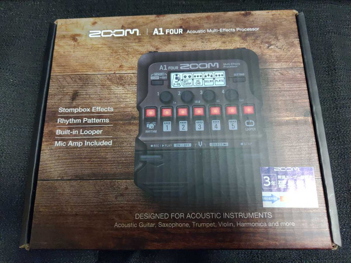 FOUR ZOOM A1 アコースティック楽器用 : A1X マルチエフェクター ZOOM 