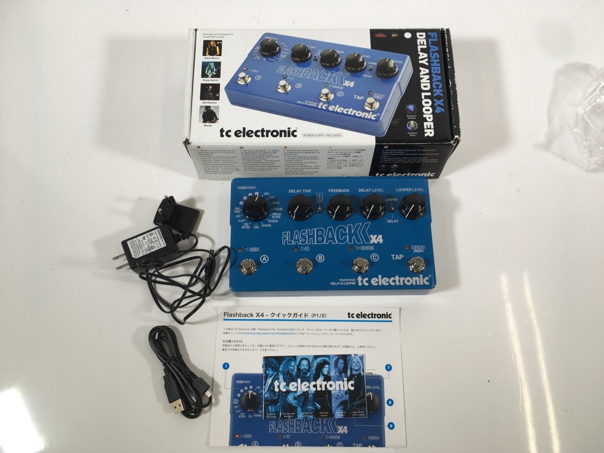 TC ELECTRONIC ティーシーエレクトロニック Flashback X4 ディレイ