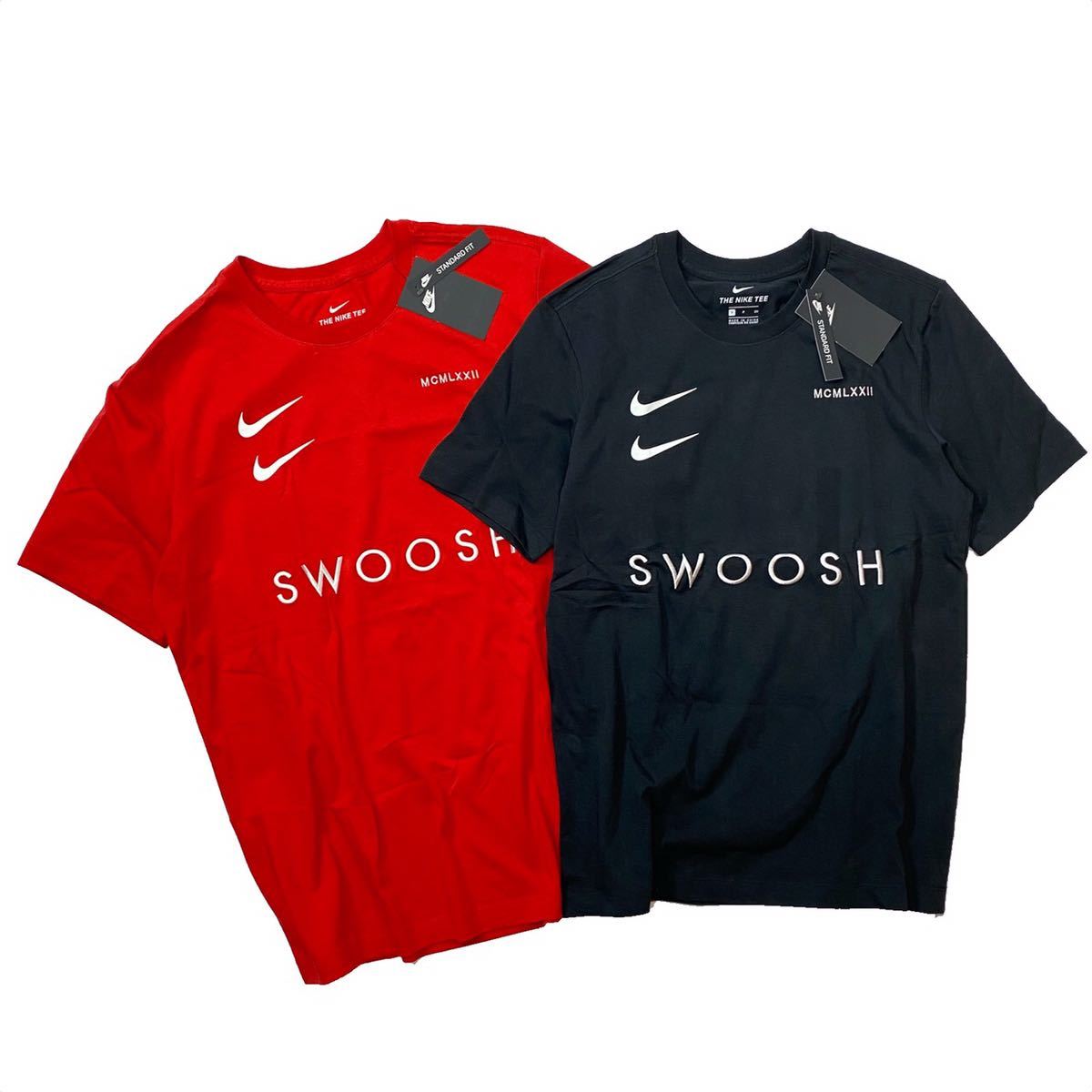 新品未使用】NIKE SWOOSH Tシャツ 2枚セット DH0030-010 黒 DH0030-657 
