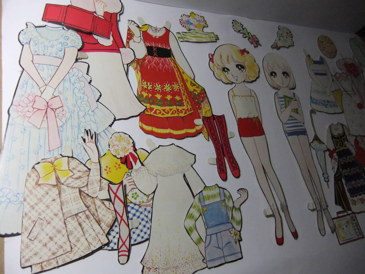紙製 着せ替え きせかえ 女の子人形④ 昭和レトロ レトロポップ