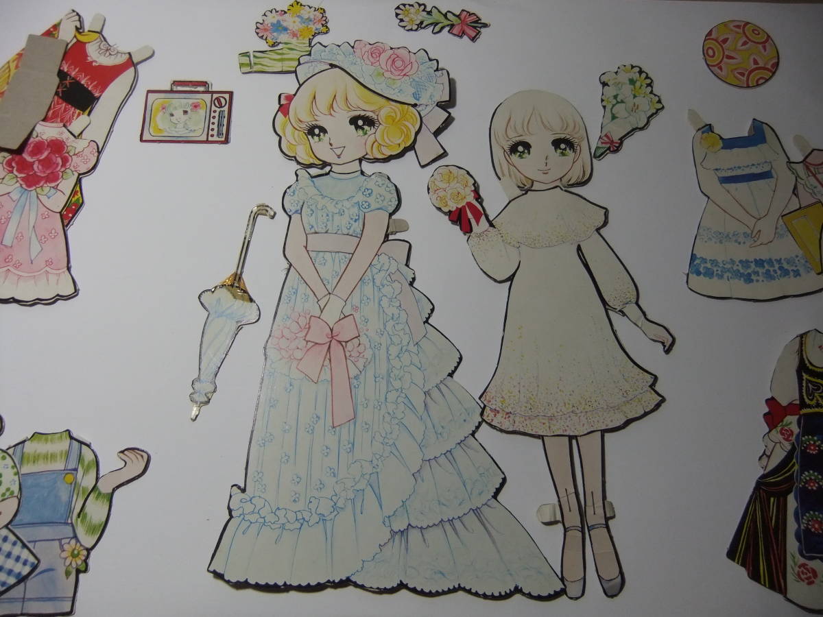 紙製 着せ替え きせかえ 女の子人形④ 昭和レトロ レトロポップ 