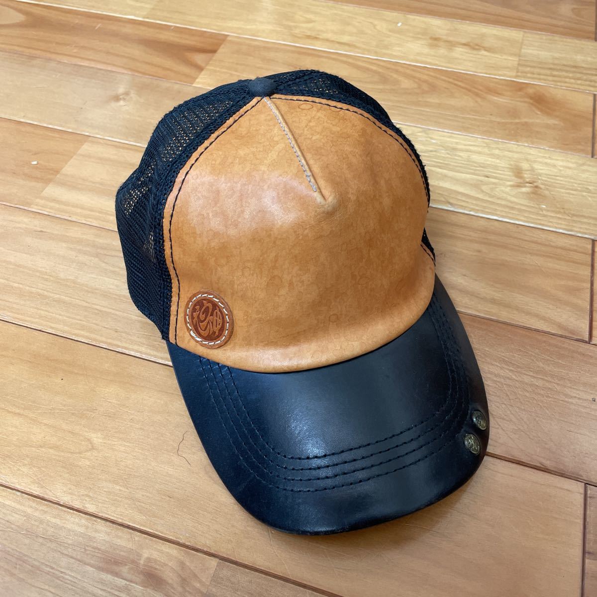 最安値挑戦 天神ワークス メッシュレザーキャップ 帽子 メンズファッション ファッション 12 240 Www Industrial32puno Edu Pe