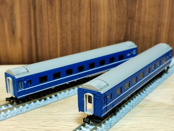 低価，人気SALE マイクロエース A5943 14系客車 急行きたぐに 増結6両セットよりオハネ14 2両組 寝台パーツ相違組み替え品 スハネフ14連結に(客車)｜売買されたオークション情報、yahooの商品情報をアーカイブ 客車