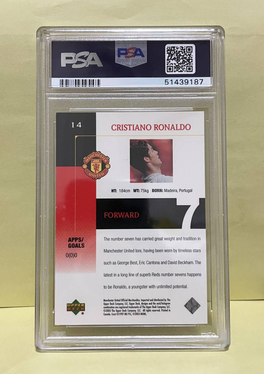 Cristiano Ronaldo 】 2003 Upper Deck Manchester United Black 