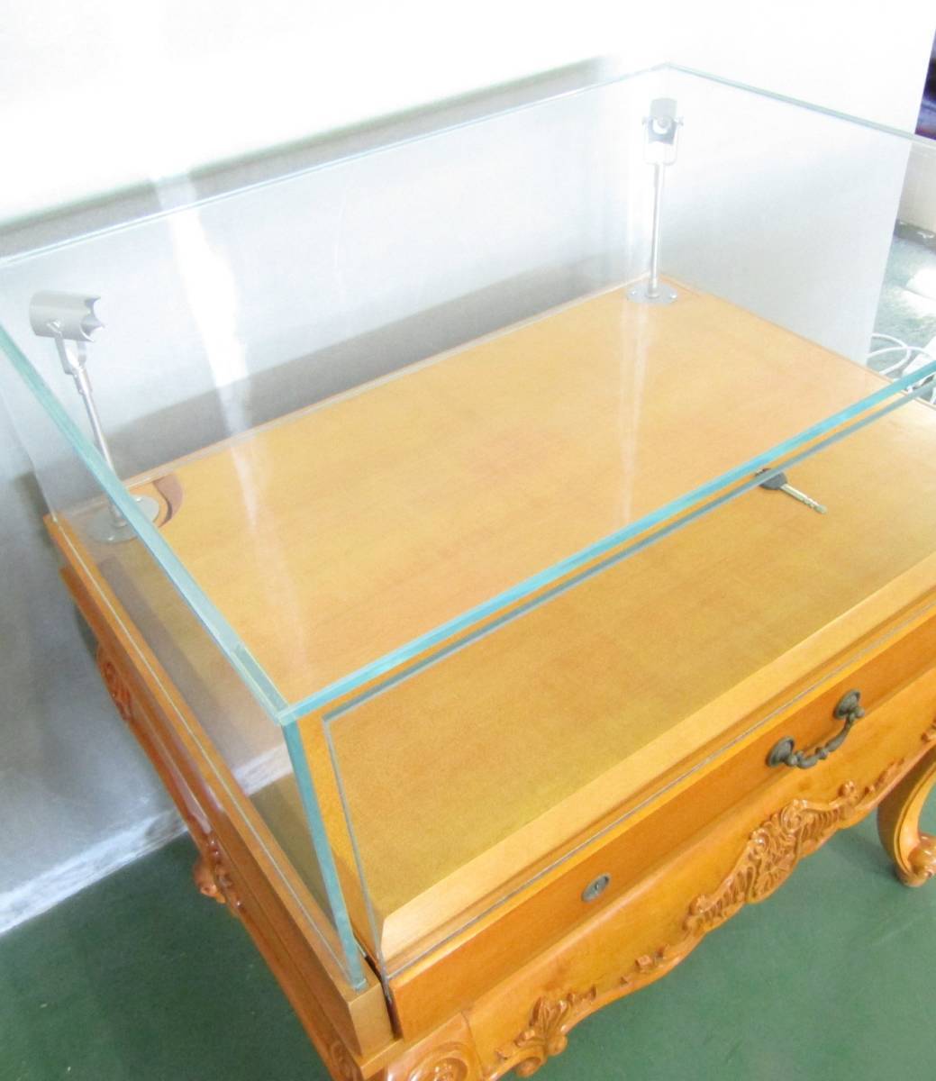 N3045 店舗用 ガラスケース ショーケース 陳列棚 ディスプレイ 飾り台  