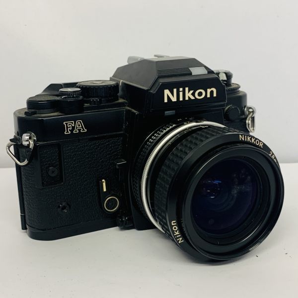 Q958-jC771 Nikon ニコン FA MF一眼 カメラ / NIKKOR 28mm 1:2.8 通電確認済み ④