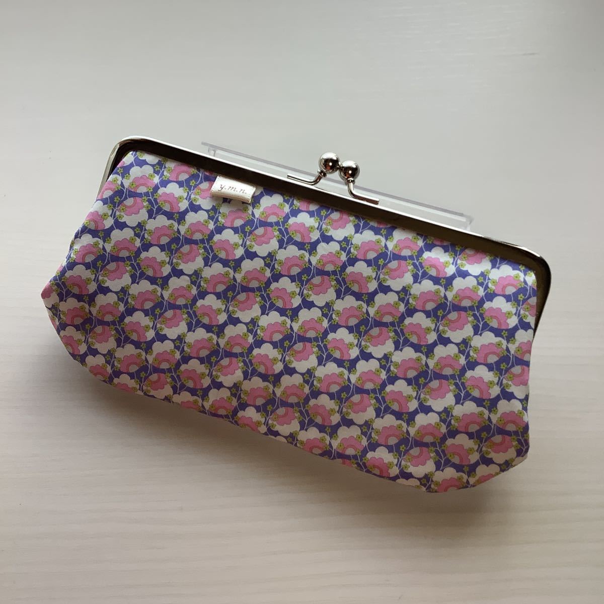  ハンドメイド リバティ ジュード 親子がま口長財布(長財布（小銭入れあり）)｜売買されたオークション情報、yahooの商品情報をアーカイブ公開 - オークファン 長財布（小銭入れあり）