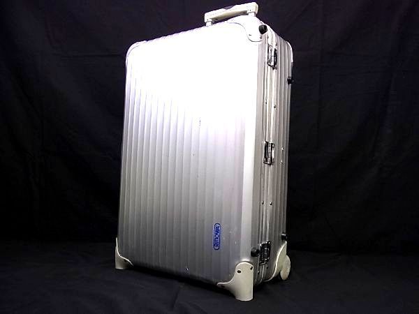 1円 RIMOWA リモワ アルミニウム 2輪 キャリーバッグ スーツケース トランク 旅行かばん メンズ レディース シルバー系 N8771XM リモワ RIMOWA 2輪 コンパクト オリジナル 920.52