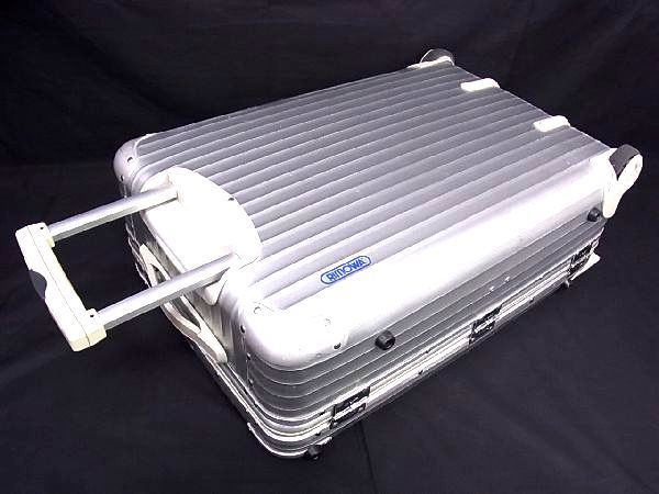 1円 RIMOWA リモワ アルミニウム 2輪 キャリーバッグ スーツケース トランク 旅行かばん メンズ レディース シルバー系 N8771XM リモワ RIMOWA 2輪 コンパクト オリジナル 920.52